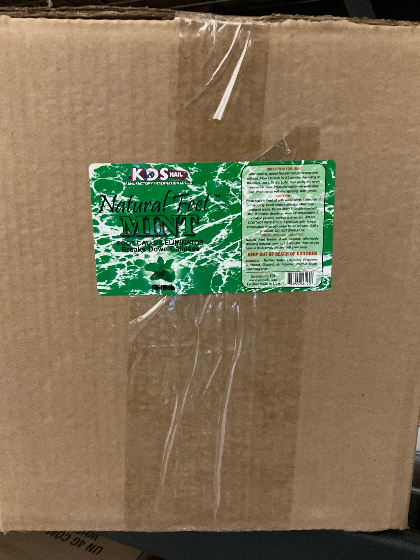 KDS mint foot callus eliminator box
