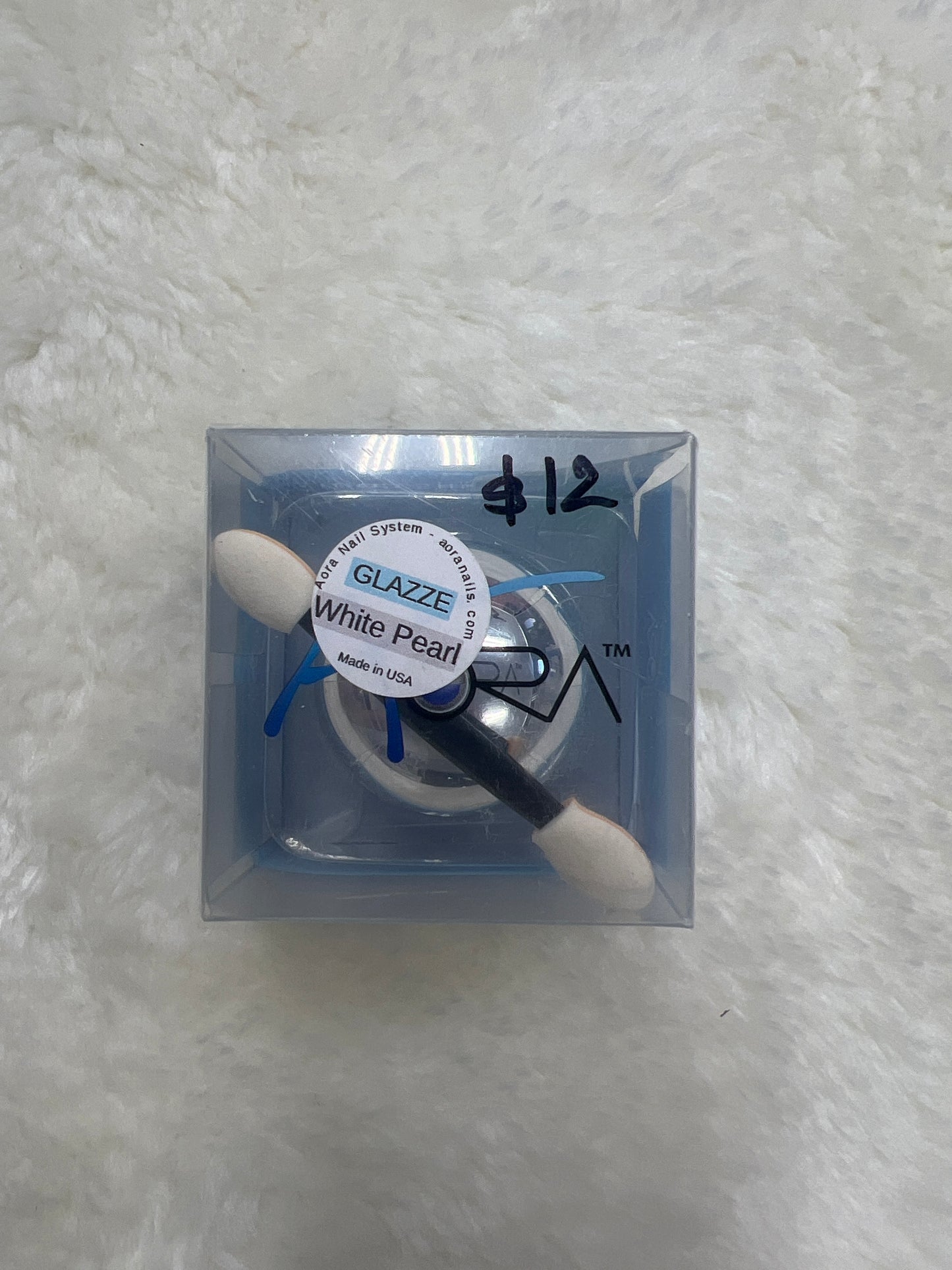 Aora Nail Glazze White Peral