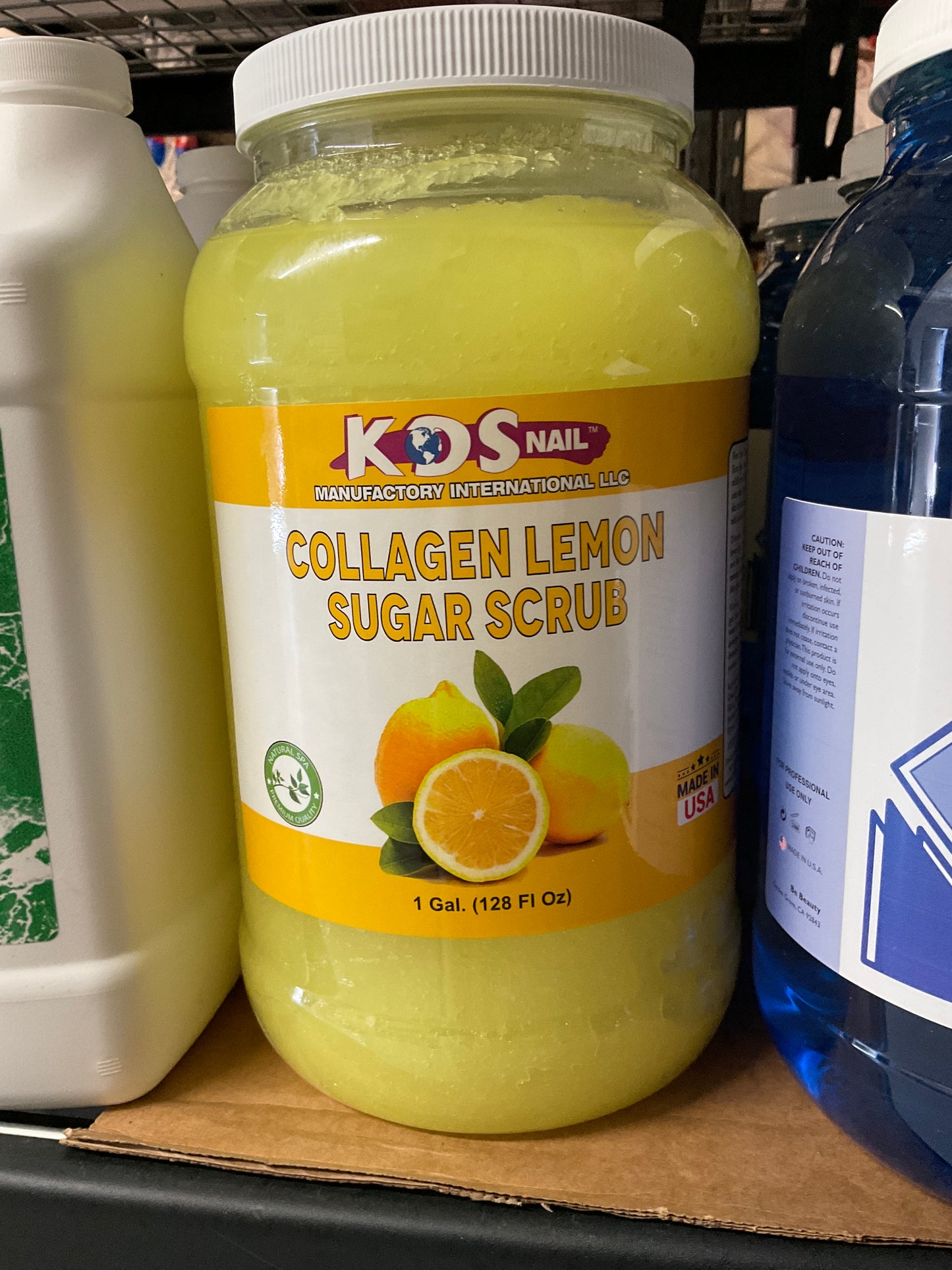 KDS collagen lemon sugar scrub