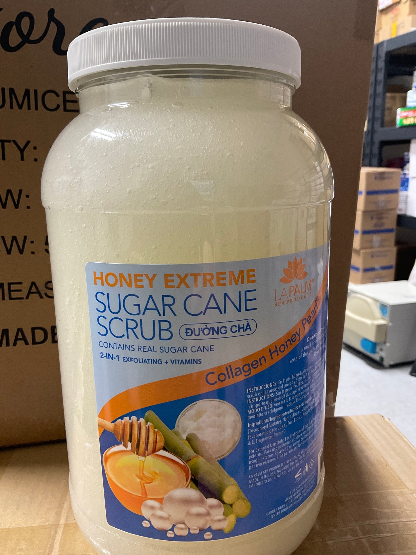 Honey Pearl Sugar Cane Scrub