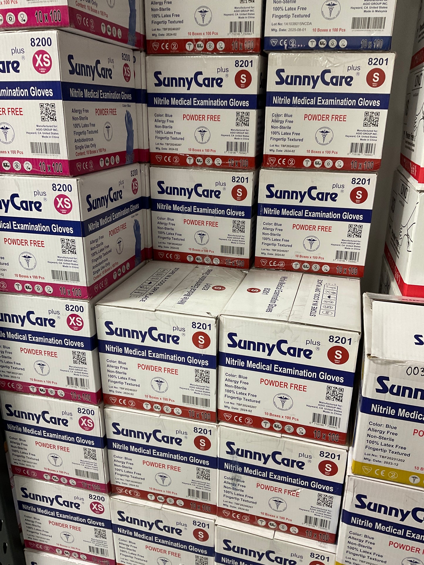 SunnyCare Blue Gloves (Case)