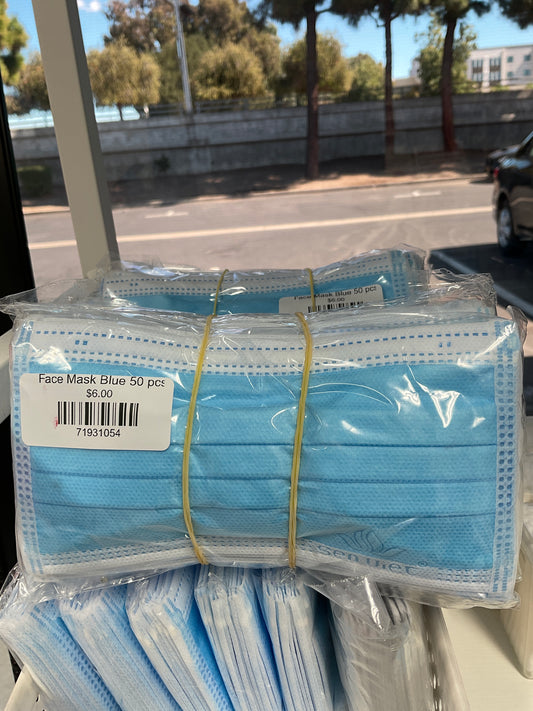 Face Mask Blue (50 pcs)