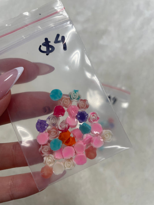 3D Rose Charm