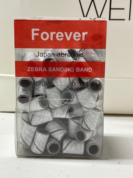 Forever Zebra Sanding Band MEDIUM 100pc