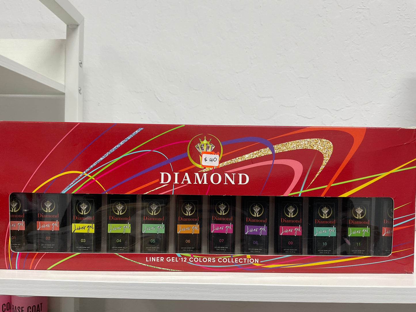 Diamond liner gel 12 colors collection