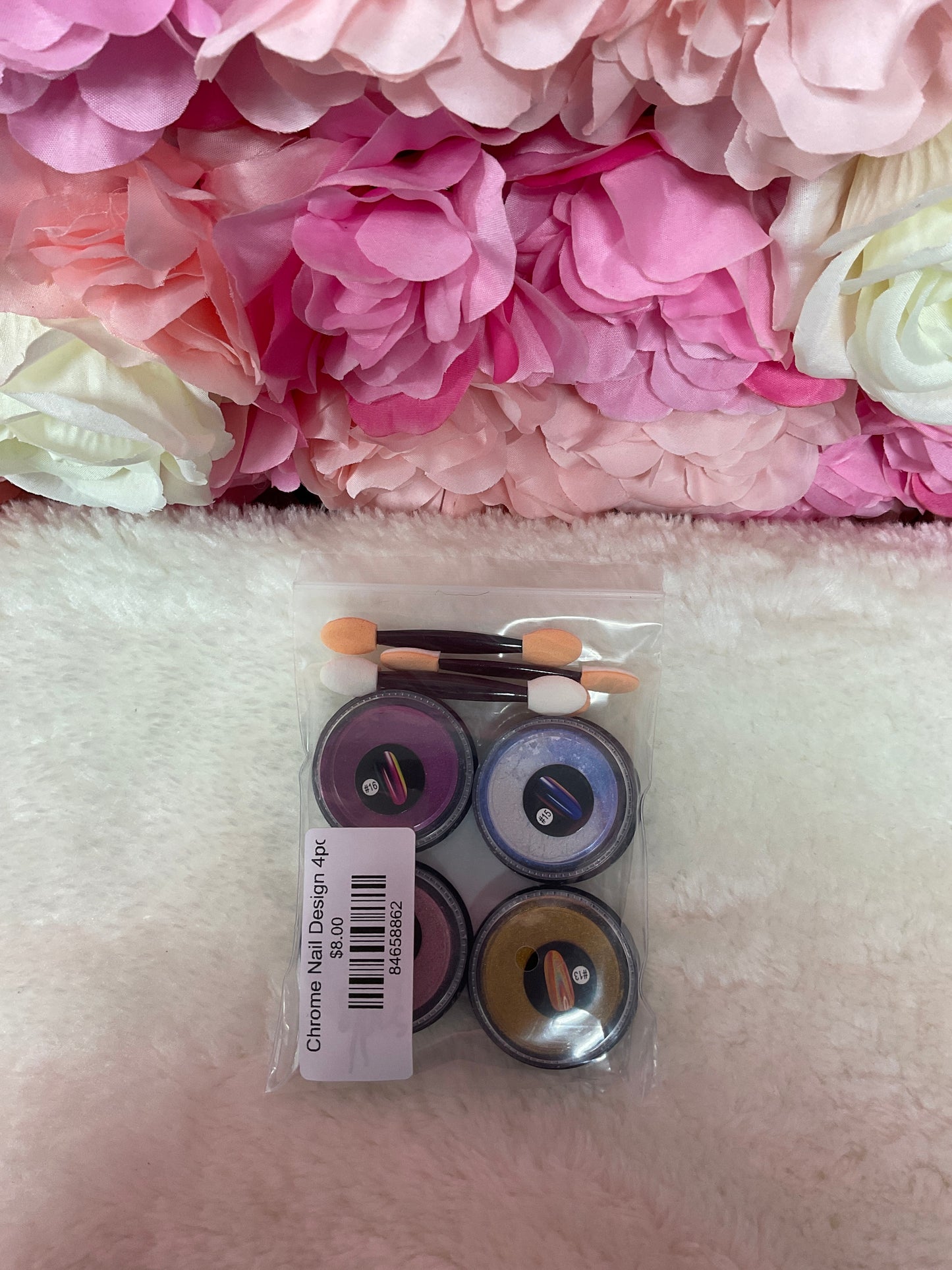 Chrome Nail Design 4pcs