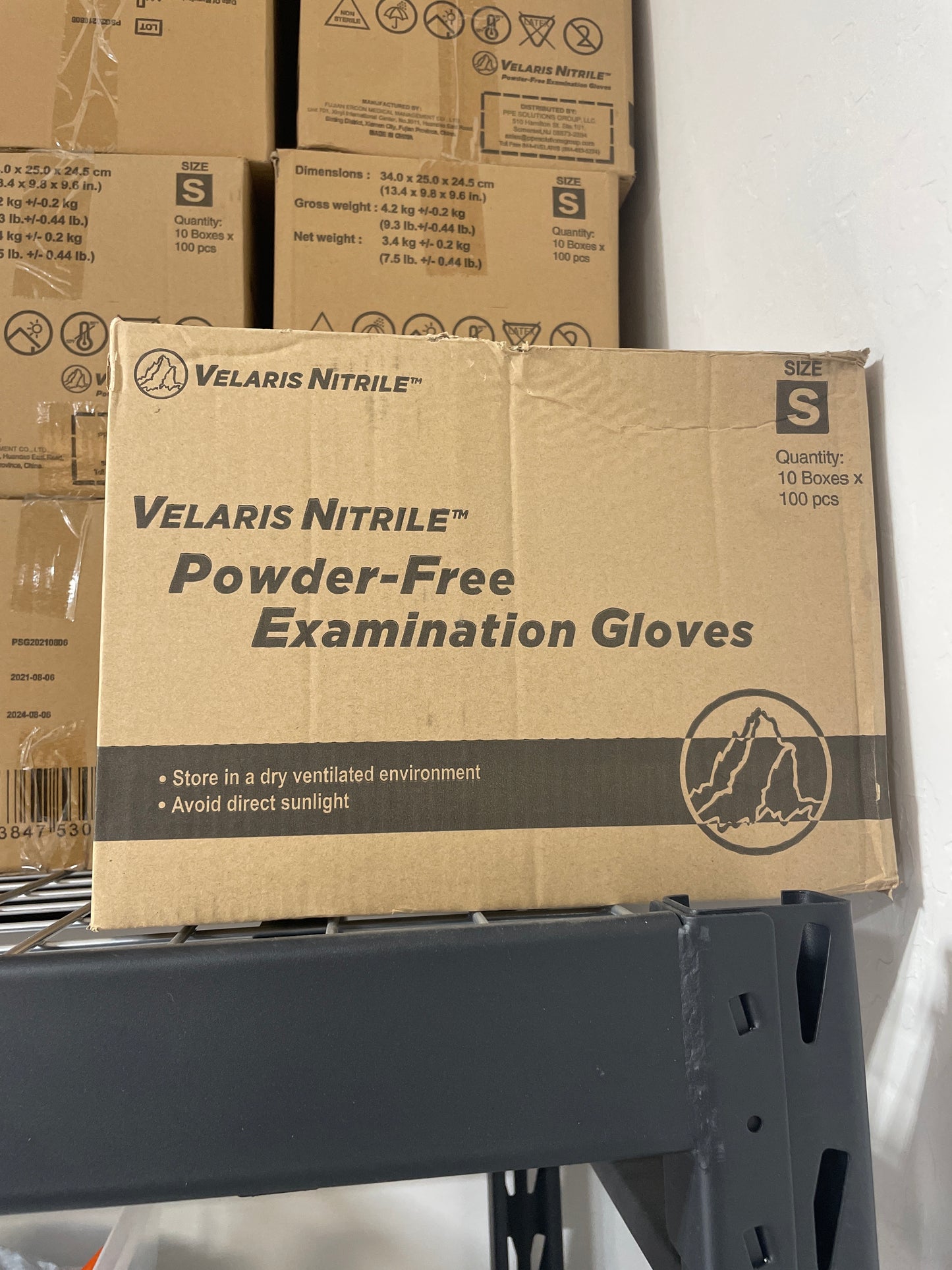 Velaris Nitrile Powder Free Gloves S (Box)